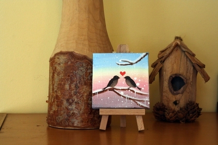 Sunrise Lovebirds